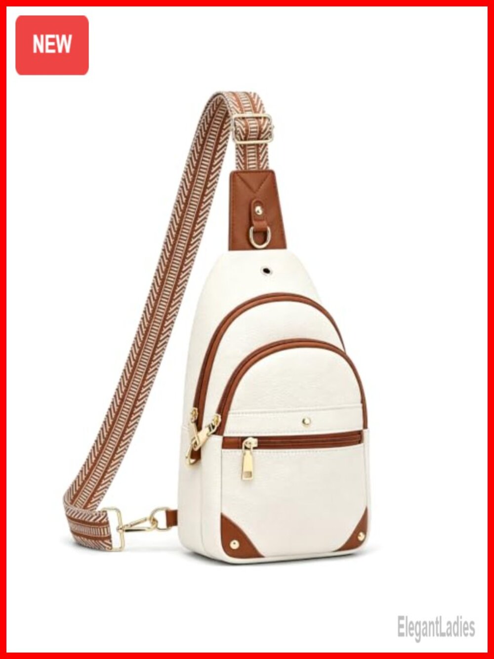 Anti Theft Crossbody Bag RFID Sling PU Leather Women's Handbag